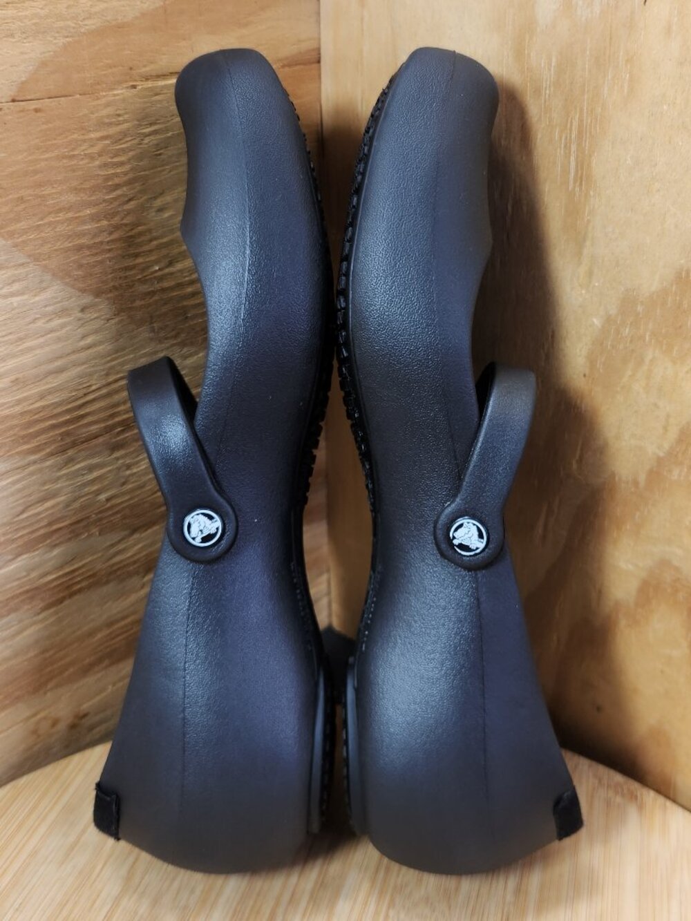 Crocs Alice Work Womens Black Mary Jane Ballet Flat Shoes Size 8 - Picture 7 of 9